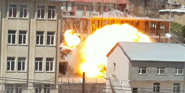 PKK'dan belediye yanında bombalı tuzak