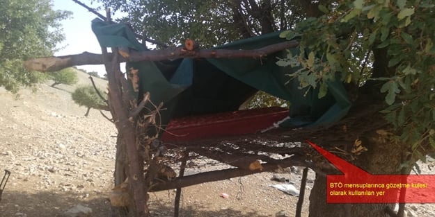 PKK'lı teröristler askerimizi böyle gözetlemişler!