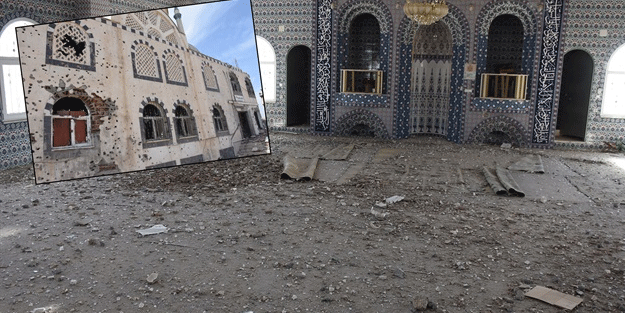PKK'lı teröristler camileri böyle tahrip etti