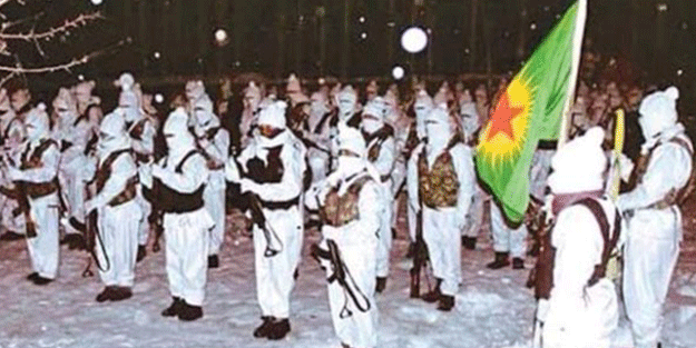 PKK'lı teröristler ilk kez böyle görüntülendi