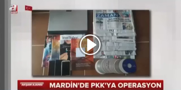 PKK'lı teröristlerin ininde FETÖ yayınları!