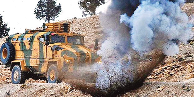 PKK’lılar hain tuzaklarla ayakta kalmaya çalışıyor