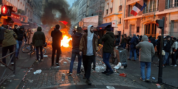 PKK’lılar Paris'i yakıp yıktı! Fransız basını sahip çıktı! Skandal ifadeler! 'Türk devletine karşı savaşan kahraman'