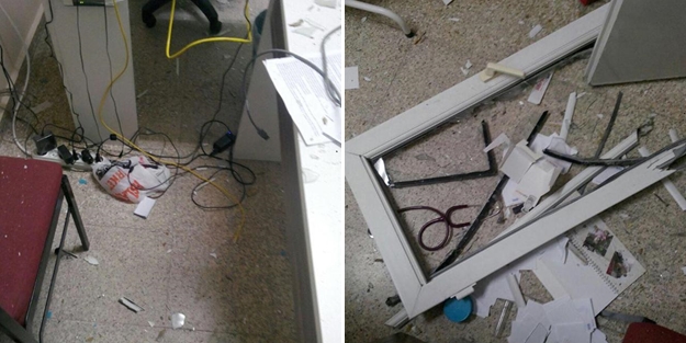 Hainler bakın nereye saldırdı!