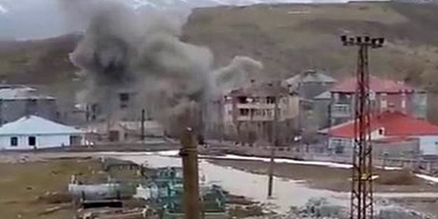 PKK'lılar bulunuyordu, vuruldu