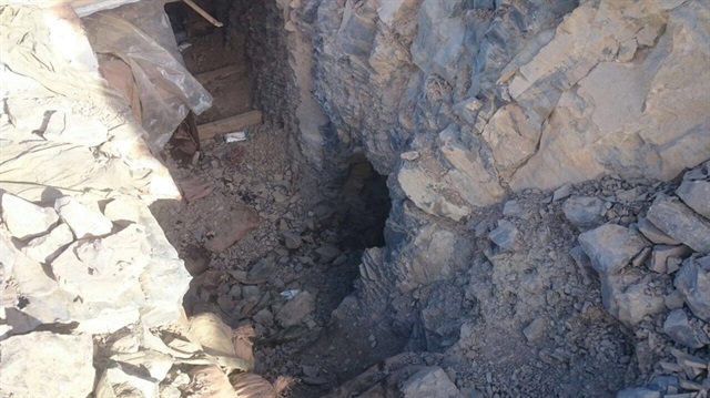 PKK'lıların kullandığı mağaradan bunlar çıktı