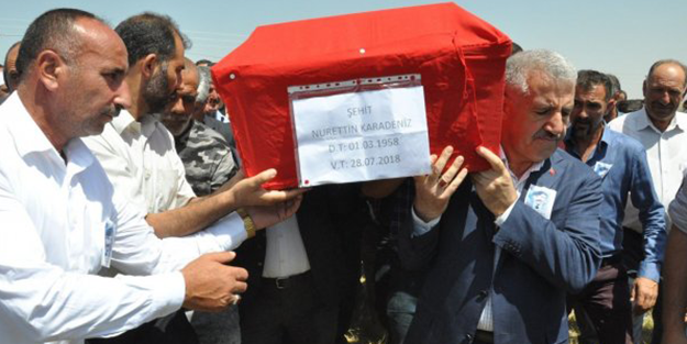 Eski bakanın dayısı şehit edilmişti... Toprağa verildi!
