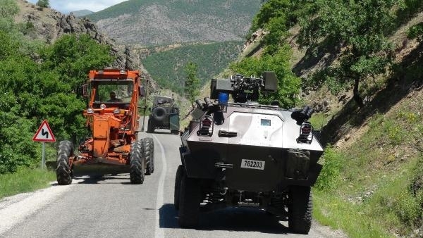 PKK'lıların tuzakladığı 200 kiloluk bomba imha edildi
