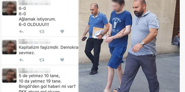 Bingöl'deki terör saldırısını öven hain tutuklandı