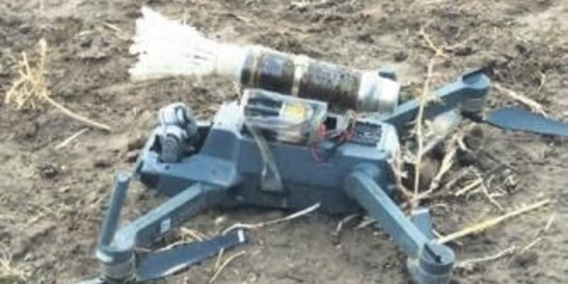 PKK’nın bombalı ''drone''u düşürüldü
