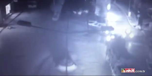 PKK'nın bombalı saldırısı kamerada