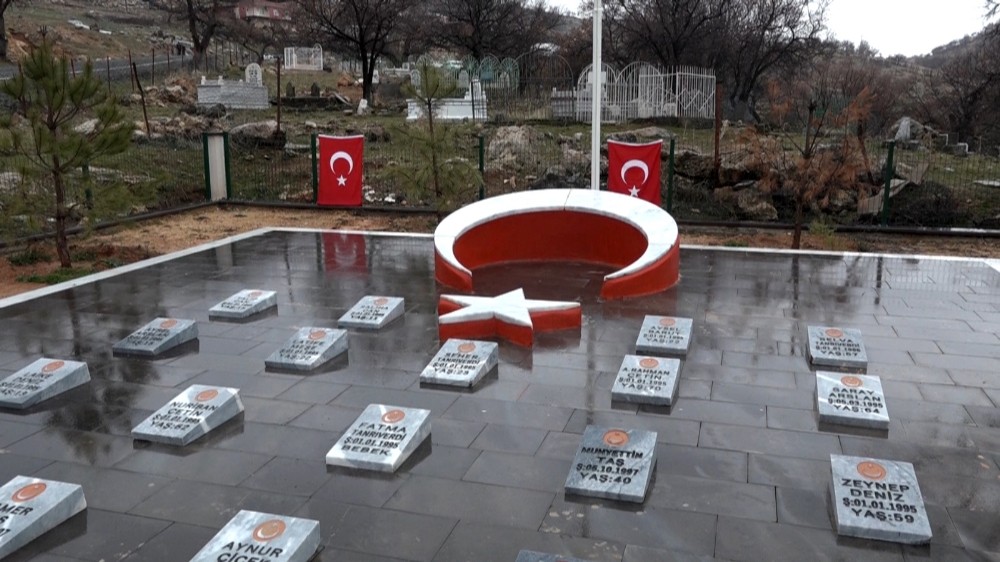 PKK’nın Hamzalı’da katlettiği 23 şehit törenle anıldı 