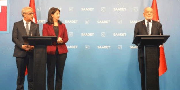 PKK'nın siyasi kolu, Karamollaoğlu'nu mutlu etti
