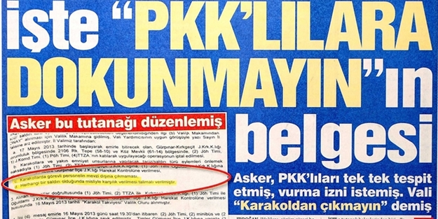 PKK'nın Sözcü'sü ters vuruş yaptı