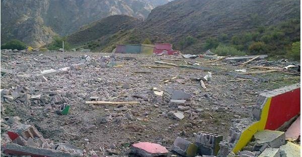 PKK'nın sözde mezarlığı dümdüz edildi