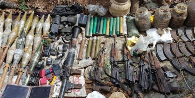 PKK'ya ağır darbe! Mühimmatları ele geçirildi