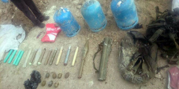 PKK’ya ait gömülü cephanelik ele geçirildi