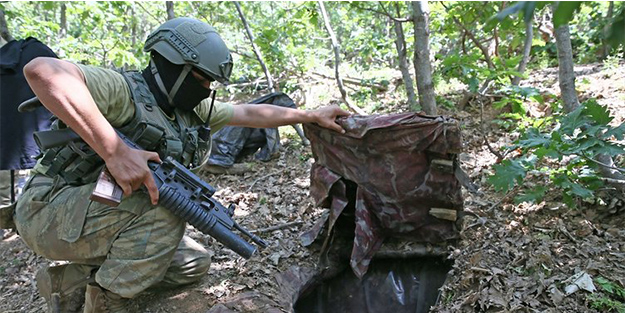 PKK’ya ait sığınak imha edildi
