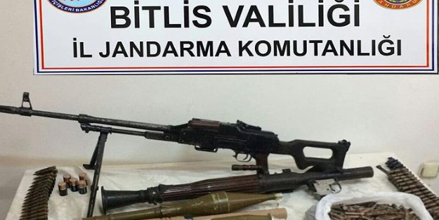 PKK'ya ait silah ve mühimmat ele geçirildi