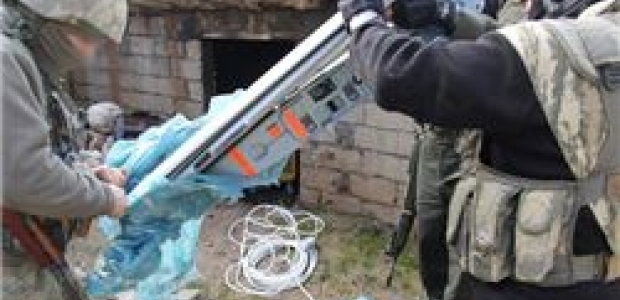 Teröristlerin dronesi ele geçirildi