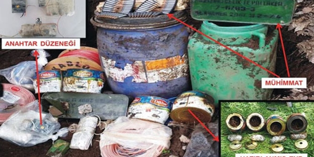 PKK'ya operasyon! 600 kilo patlayıcı ele geçirildi