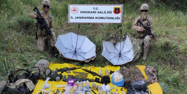 PKK'ya operasyonda çok sayıda mühimmat ve patlayıcı ele geçirildi