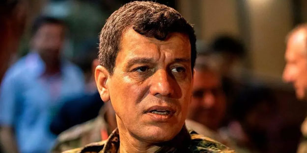 PKK/YPG'li teröristbaşı Mazlum Kobani'den skandal sözler: Haritadaki yerimizi...