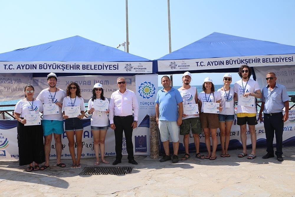 ’Plajına sahip çık’ projesinin Kuşadası ayağı sona erdi 