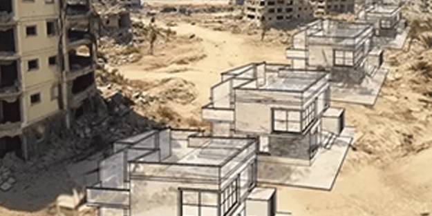 Planlarını açık açık yazdılar! İsrailli şirketlerden alçak ‘Gazze’ reklamı