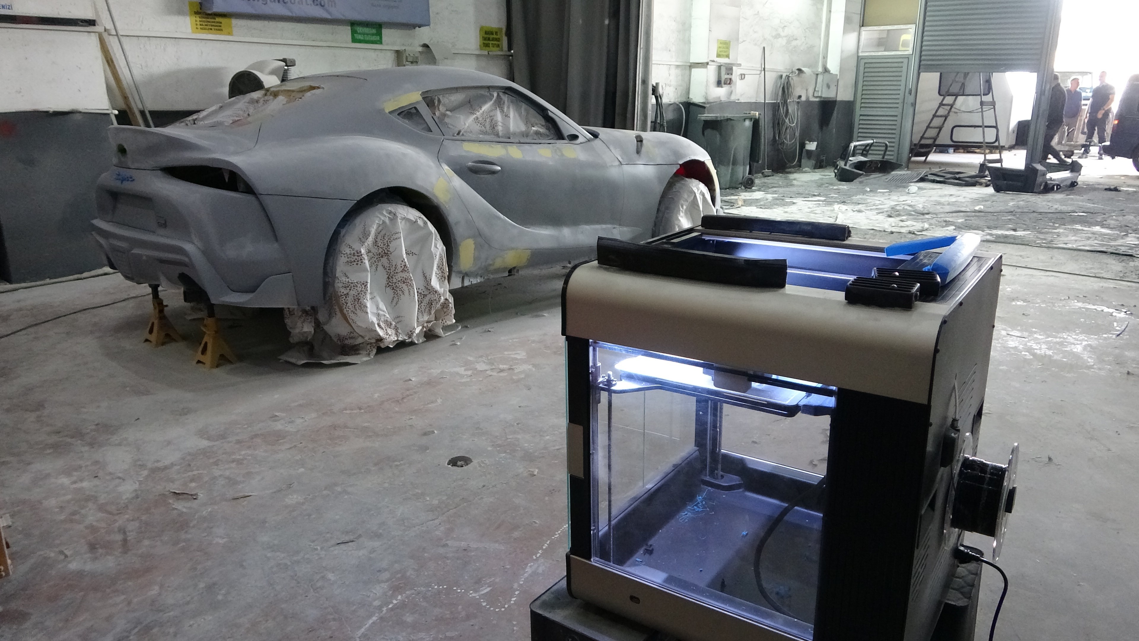 Plastik çöplerden çıkan yenilik! 3d yazıcıyla üretilen otomobil