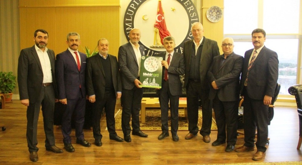 Poçanoğlu ve Özdemir’den Rektör Uysal’a ziyaret 