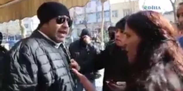 Polisten HDP'li vekile tokat gibi sözler! VİDEO