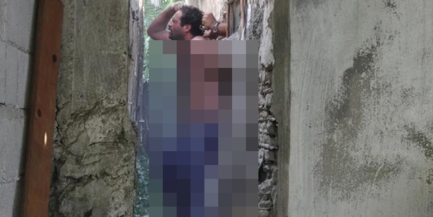 Polis balyozla duvarı kırıp yakaladı!