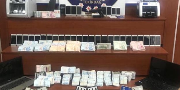 Polis çete baronunu milyonlarca lirayla birlikte yakaladı!