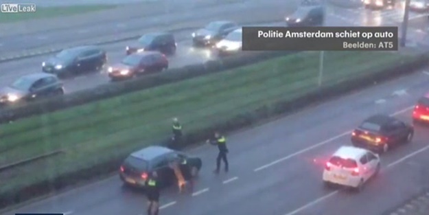 Polis çevirmesinde dehşet anları! - VIDEO