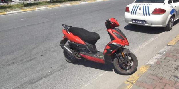 Polis denetimine takılan fırıncının motosikleti çalıntı çıktı