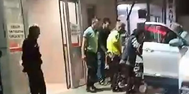 Polis hamile kadını hastaneye yetiştirdi