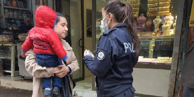 Polis, ilçede KADES uygulamasını tanıttı