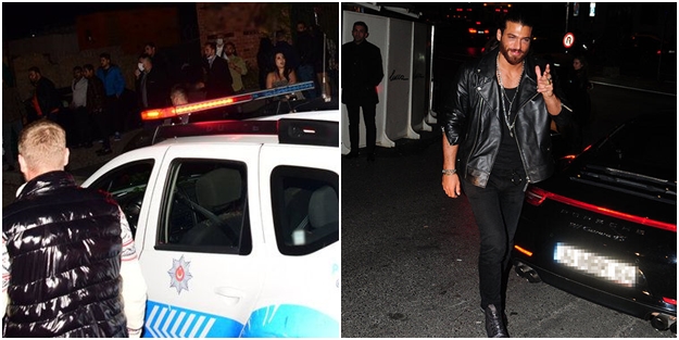 Polis mekanı bastı, Can Yaman’ın da aralarında olduğu sosyete arkadan topukladı!
