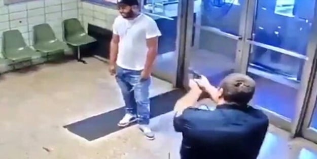 Polis merkezine girip 'Beni vurun' dedi!