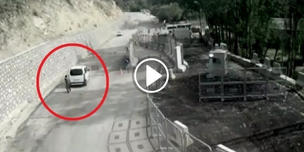 Polis noktasına saldıran hain böyle gebertildi!