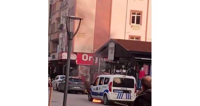 Polis otosunu ateşe veren şahıs tutuklandı