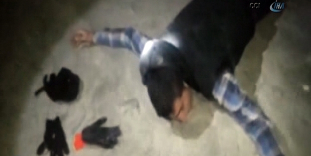 Polis saklanan PKK'lıları böyle enselendi