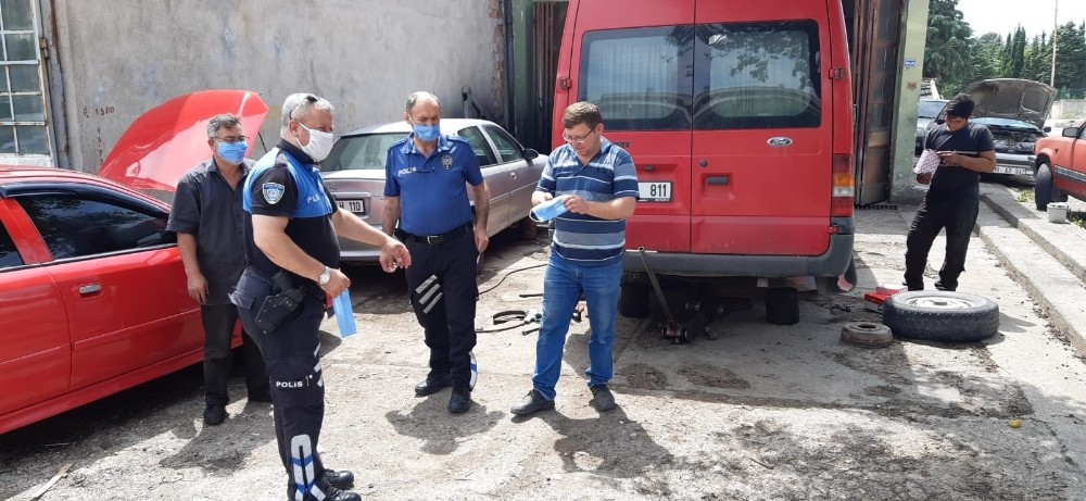 Polis, sanayi esnafını asayiş konularında uyardı 