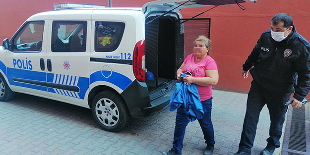 Polis tarafından aranan kadın, yasakta sokağa çıkınca yakalandı