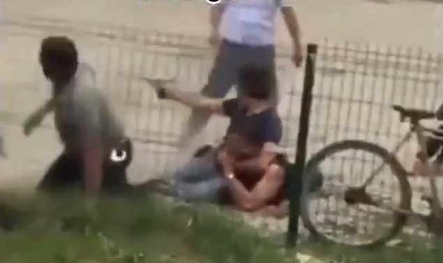 Polis, vatandaşı yiyen köpeği vurdu! Kadın çığlık atıp