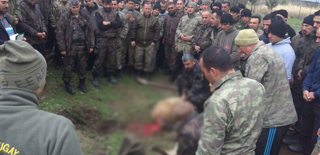 Polis ve asker kurban kesip dua etti!