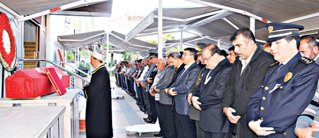 Polis memurunun cenazesi memleketinde defnedildi