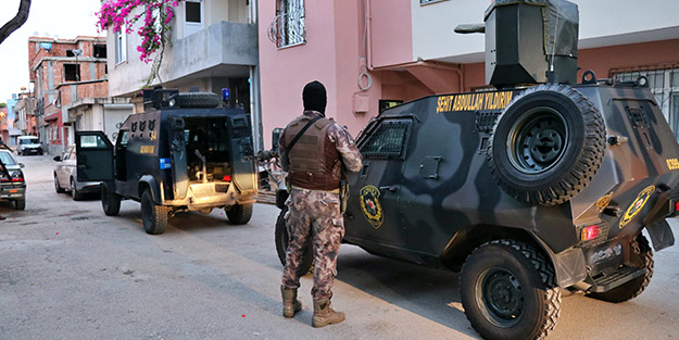 Polise EYP ile saldıran PKK/KCK'lılara şafak operasyonu