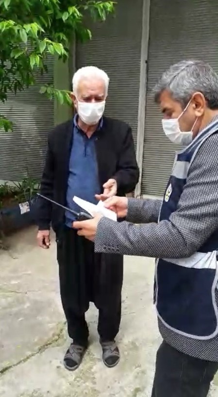 Polisi çağırıp 